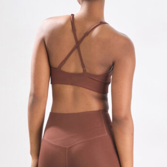 Girlfriend Collective Brown Sports Bra - Picture 2 of 10